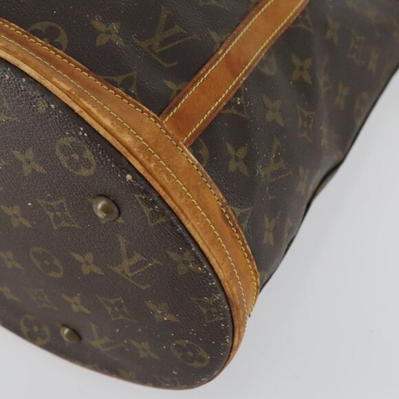 Authentic LOUIS VUITTON Monogram Bucket GM Shoulder Bag M42236 LV - Picture 16 of 16